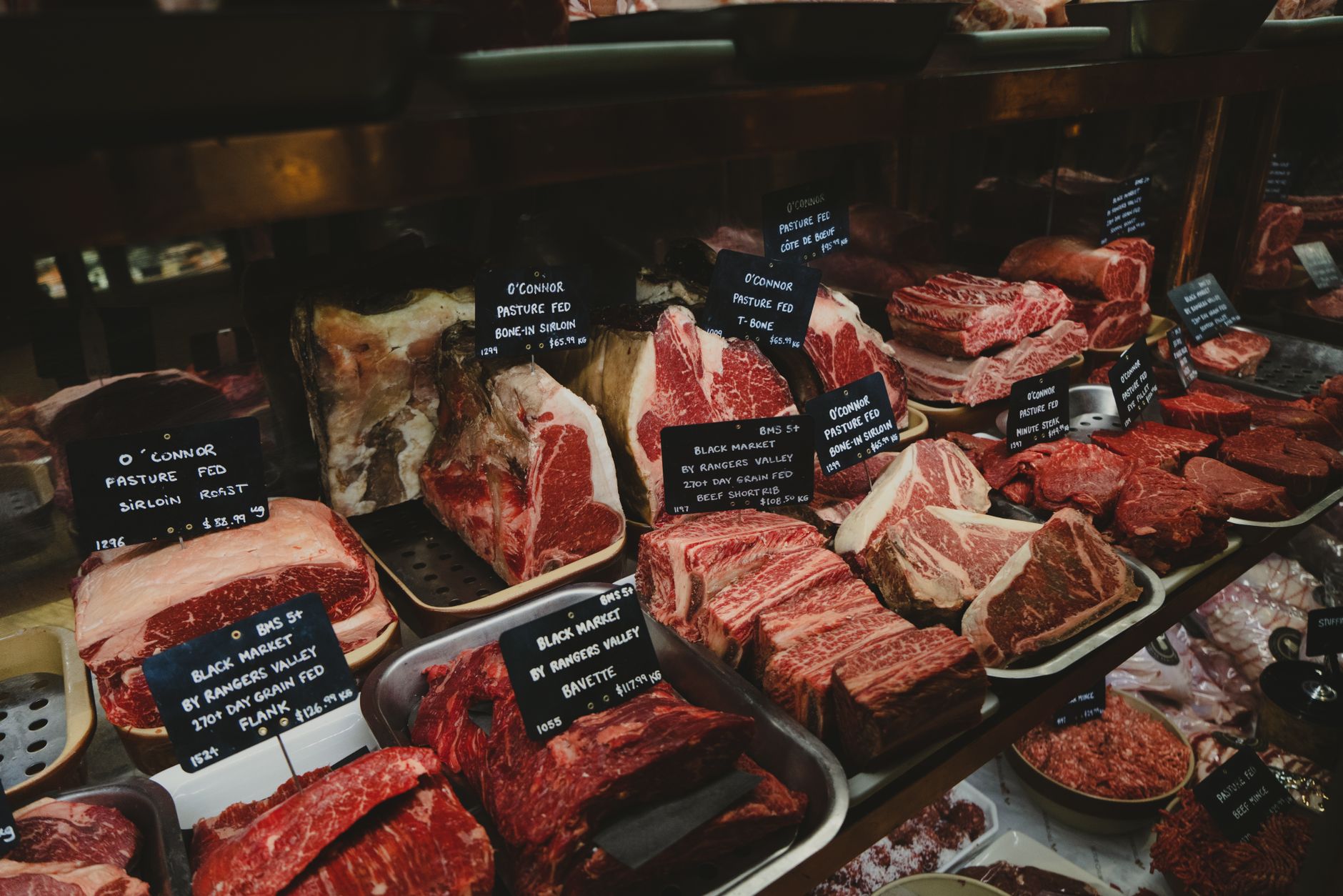 viande de bœuf étiquette nutrition