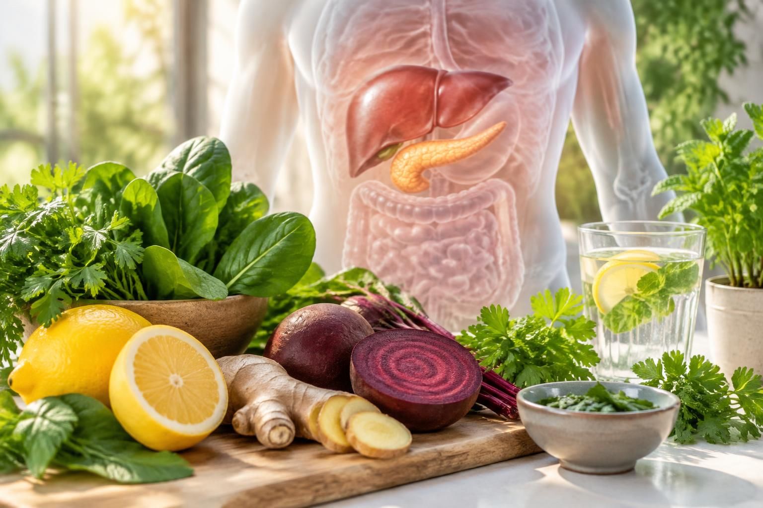 Illustration médicale du pancréas et de ses fonctions digestives et hormonales